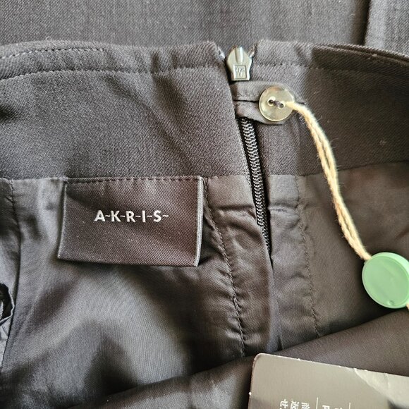 AKRIS Lightweight Wool Blend Knee-Length Pencil Skirt US 6, Black - Picture 8 of 13